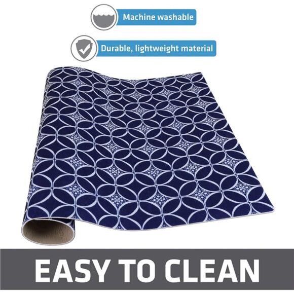 Dish Drying Mat,Oversized (19”x24”),Low-Profile,Super Absorbent,Quick Dry Fabric - Picture 6 of 7